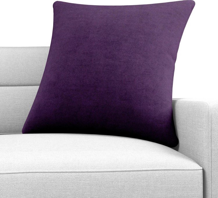 Подушка Cortin вельвет тёмно-фиолетовый